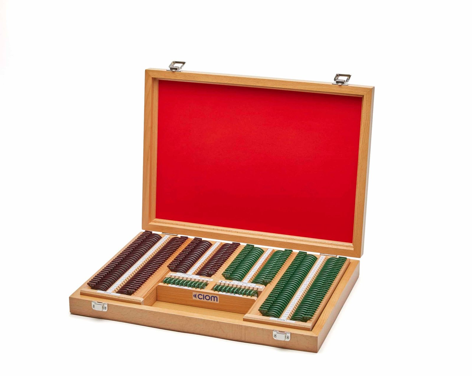Trial Set Complete 232 Lenses, Beechwood Case 105/N
